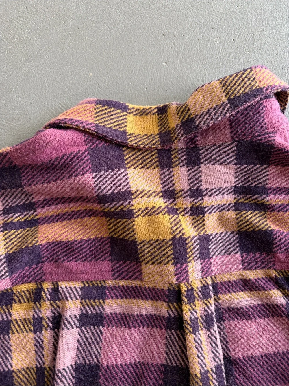 Faherty Legend Sweater Shirt in Lolita Pink and Yellow Plaid Button-Down Shirt